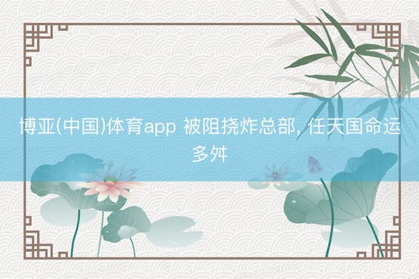 博亚(中国)体育app 被阻挠炸总部， 任天国命运多舛