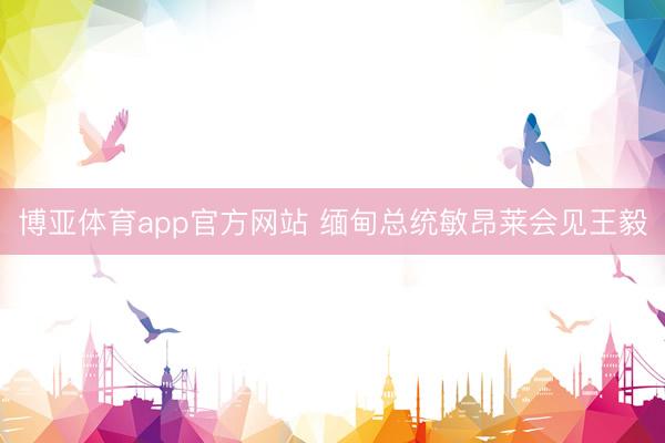 博亚体育app官方网站 缅甸总统敏昂莱会见王毅